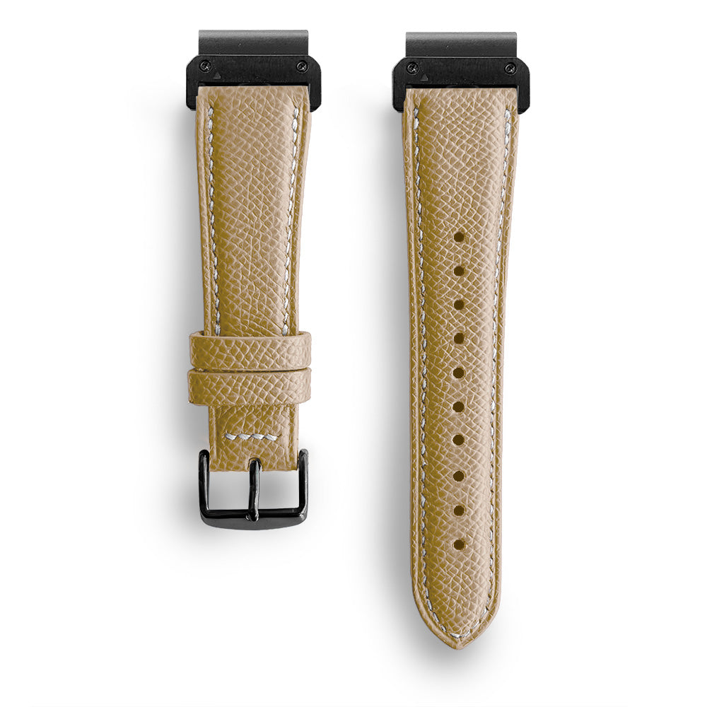 Le Chromatique - Bracelet Quick-Fit | 26mm (Cuir véritable grainé)