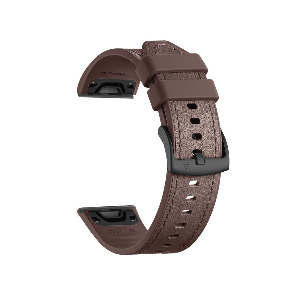 Bracelet Quick-Fit | 20mm (Cuir hybride) - 4 couleurs