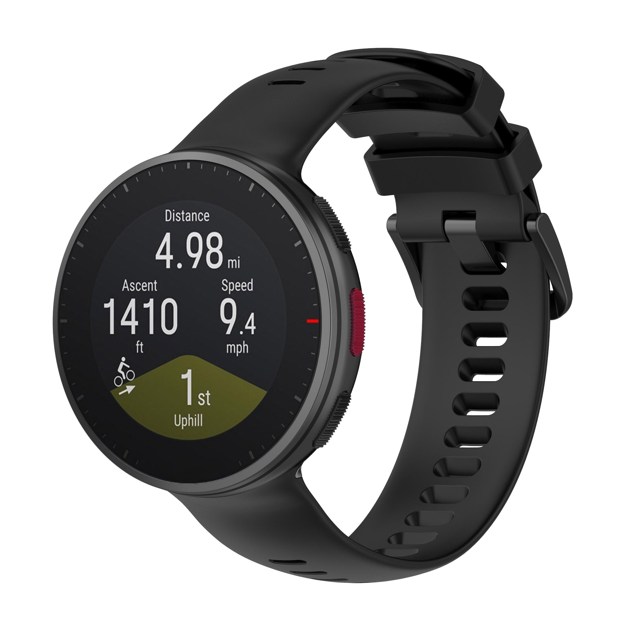 Bracelet Polar | Vantage V2 (Silicone / Cadran Noir) - quickz - it