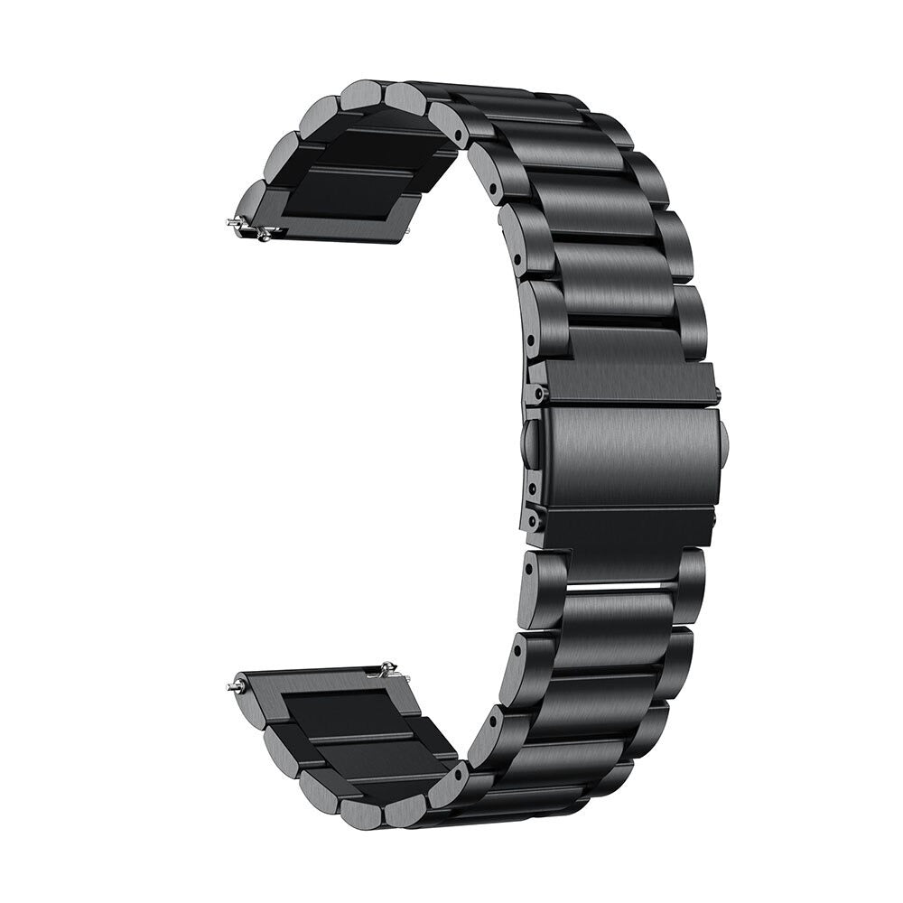 Bracelet Quick - Release | 22mm (Acier inoxydable à maillon) - Noir - quickz - it