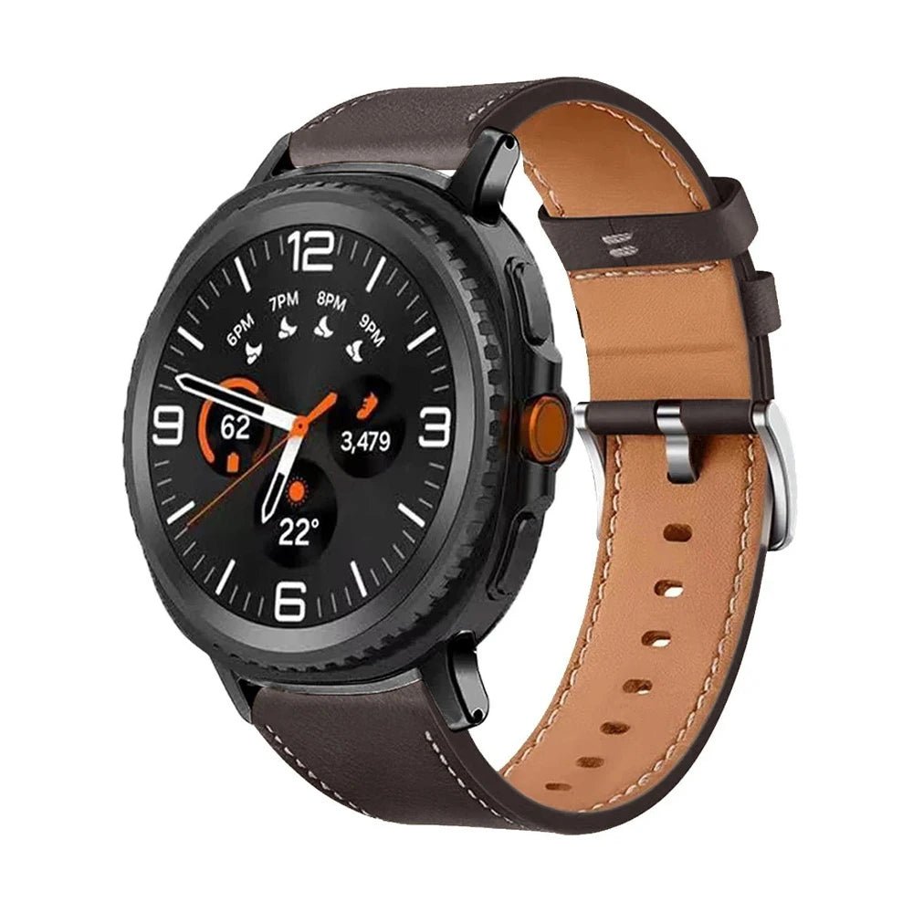 Bracelet Samsung | Galaxy Watch 8 (Cuir véritable) - quickz - it