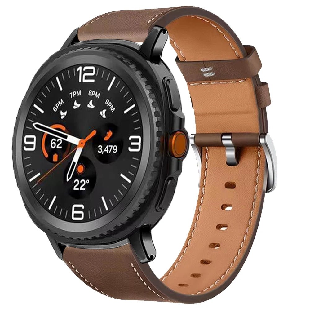 Bracelet Samsung | Galaxy Watch 8 (Cuir véritable) - quickz - it