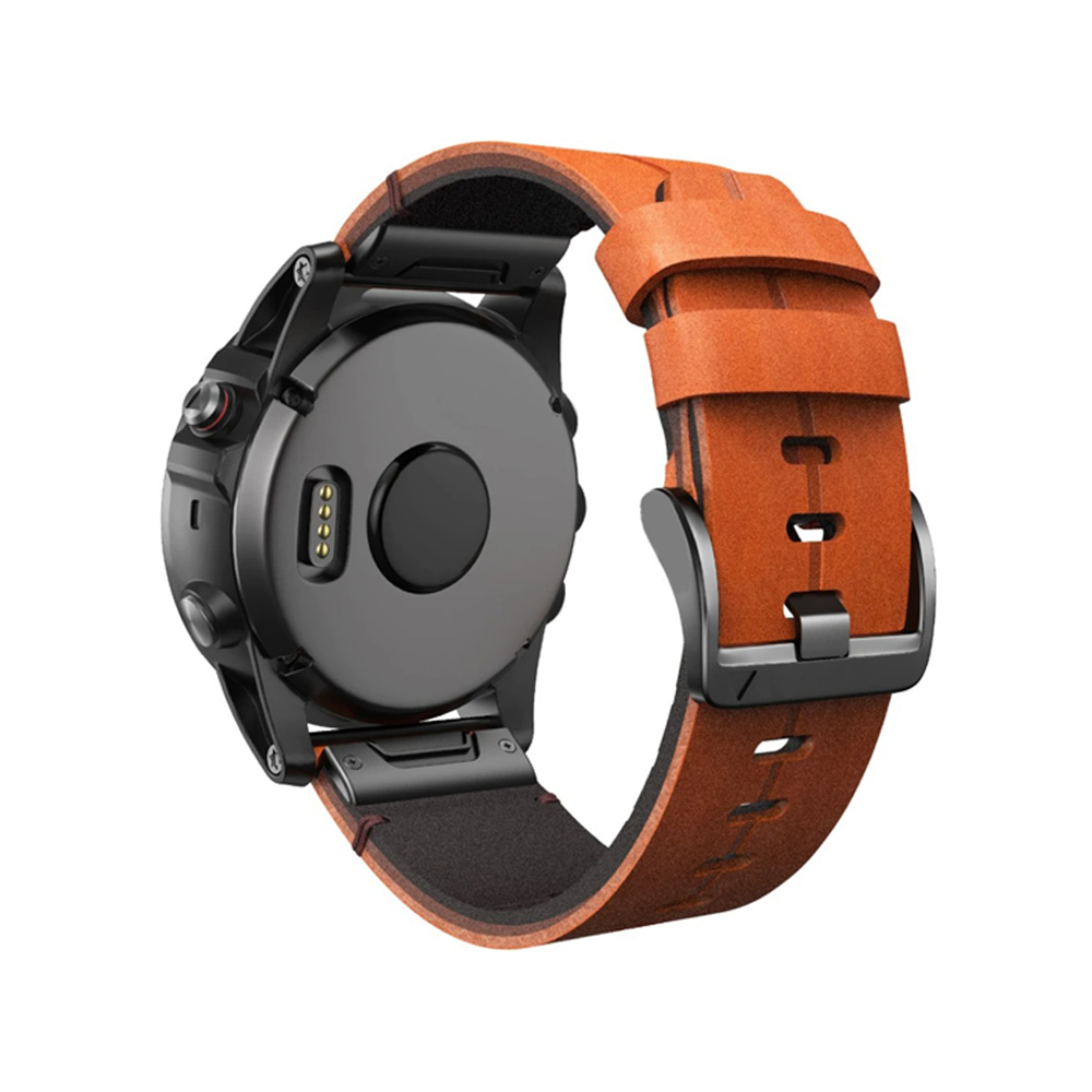 Bracelet Quick-Fit | 22mm (Cuir véritable et titane) - 2 couleurs