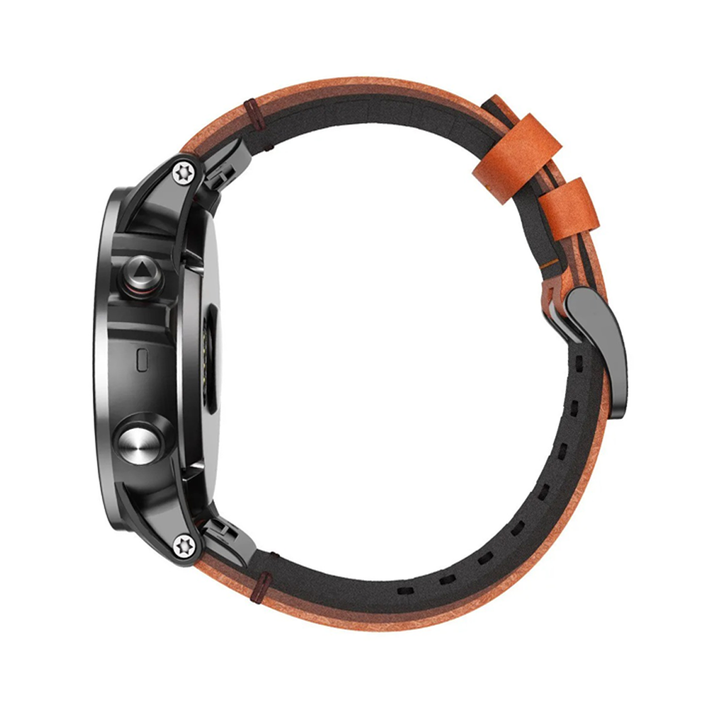 Bracelet Quick-Fit | 26mm (Cuir véritable et titane) - 2 couleurs