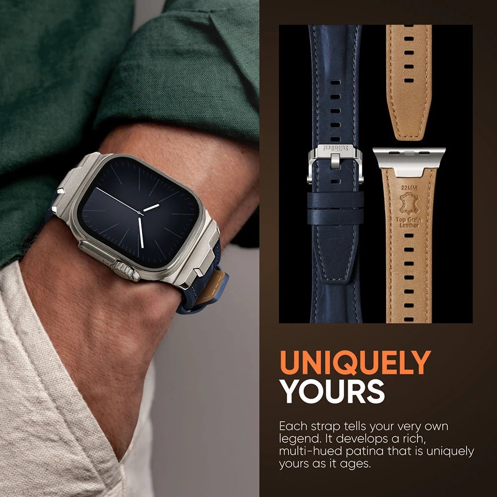 Legend | Bracelet Cuir & Titane - quickz - it