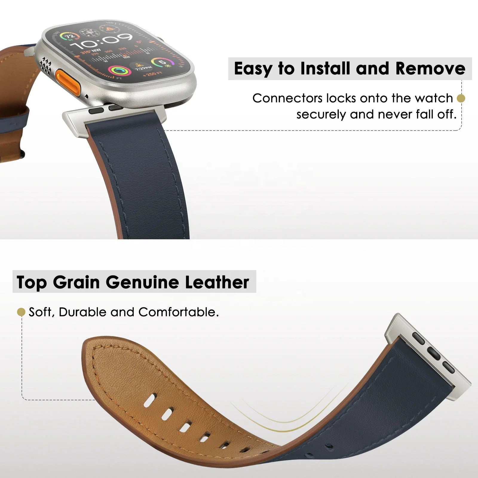 Nappa | Bracelet Cuir Italien - quickz - it